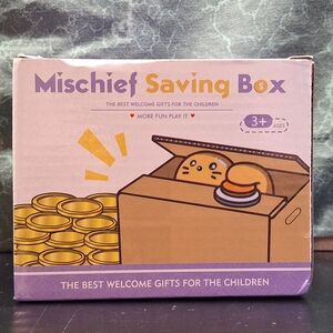 Interactive Orange and Purple Learning Toy Coin Bank